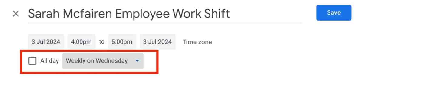 duplicate meeting in GCal